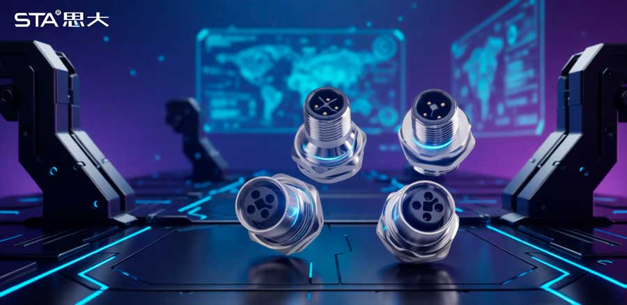 连接器PE与FE的区别——M12特殊接口连接器(STKLM型