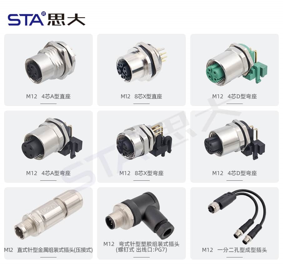 思大 M8 / M12 连接器：机器人手臂的“神经枢纽”